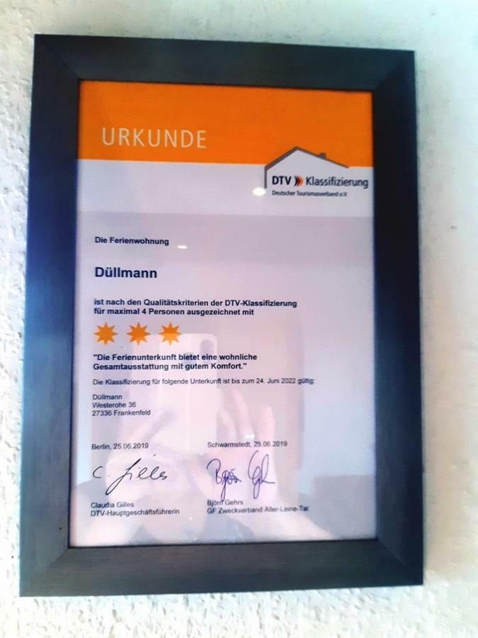 Ferienwohnung Jagoda In Der Lueneburger Heide Frankenfeld Εξωτερικό φωτογραφία